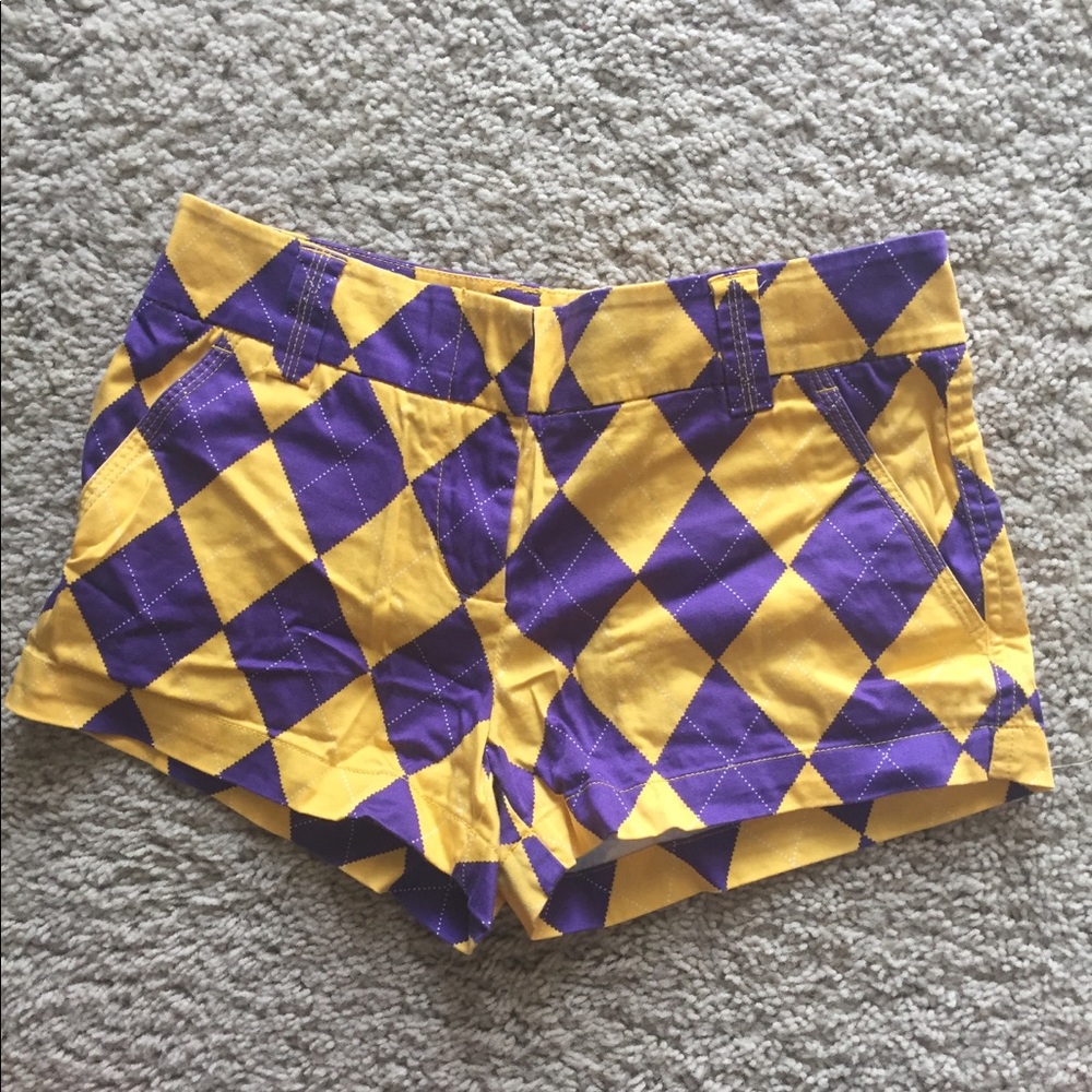 Loudmouth diamond patterned shorts